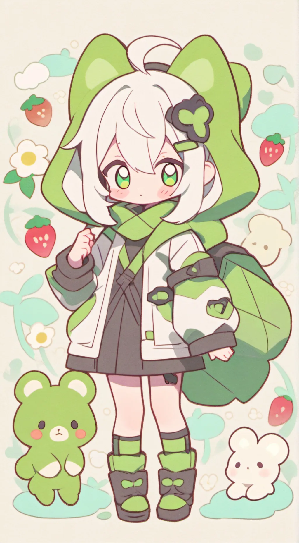 ai character: Xd background