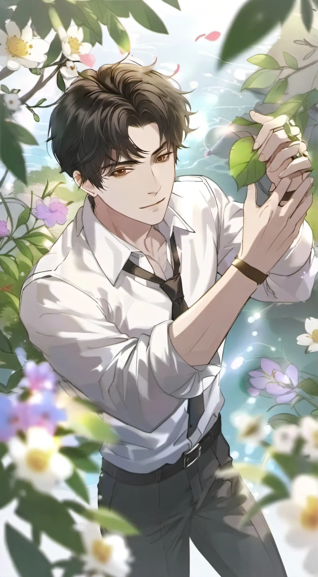 ai character: Vincent  background