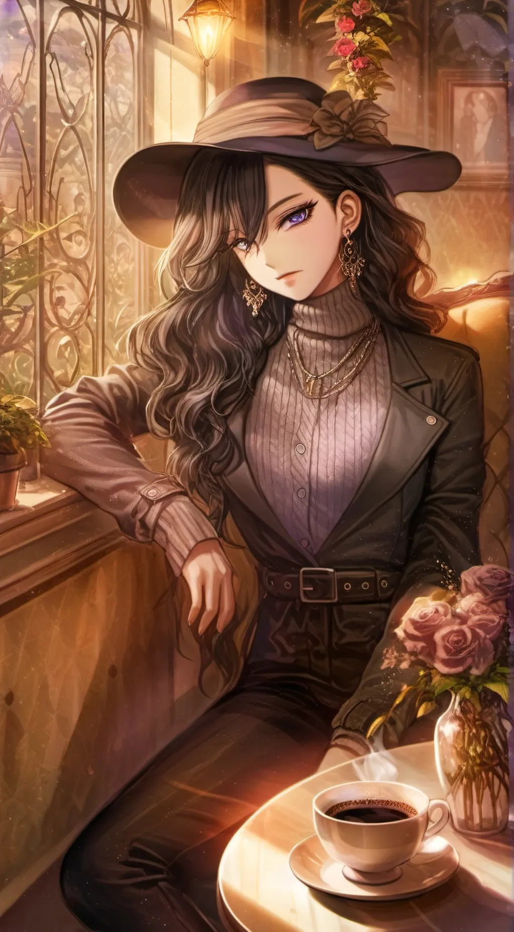 ai character: 🌸Reina💜 background