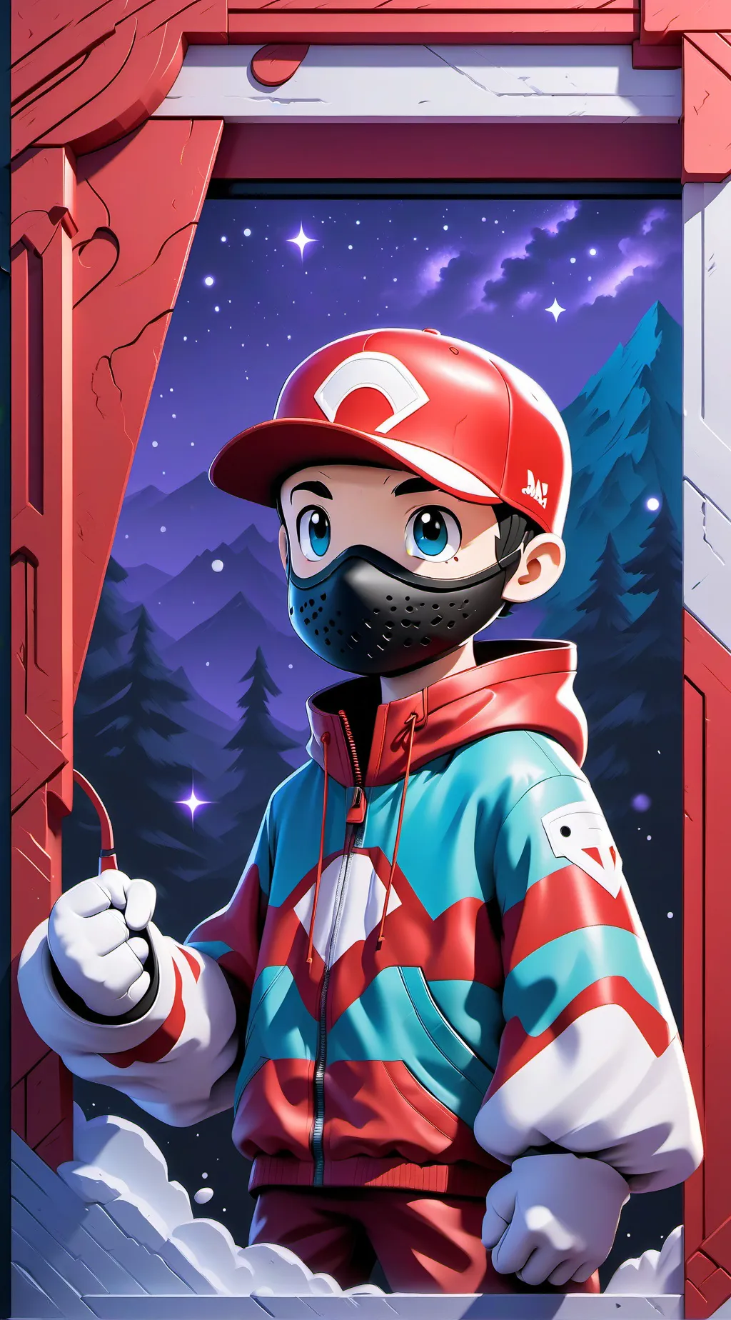 ai character: Crk beast go to 🇵🇭 background