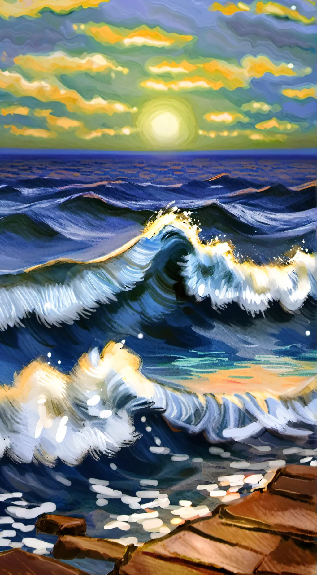 ai character: patron en el cielo background