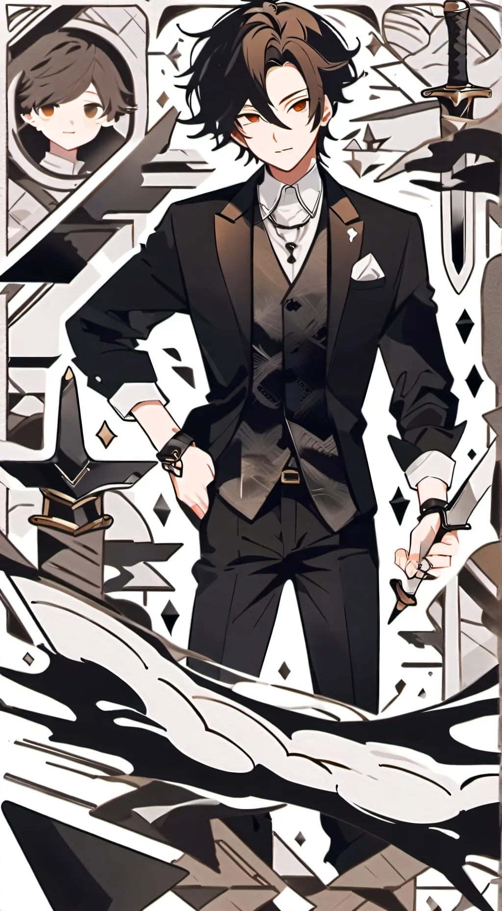 ai character: Two time background