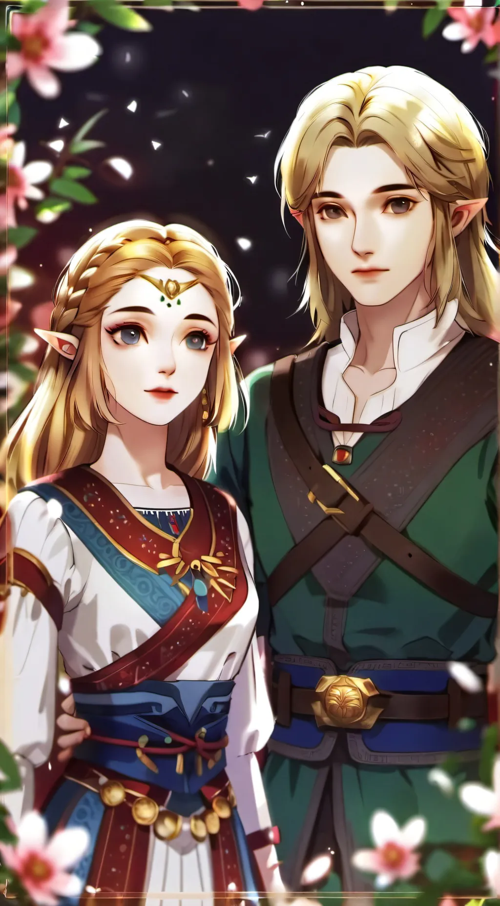 ai character: Zelda background