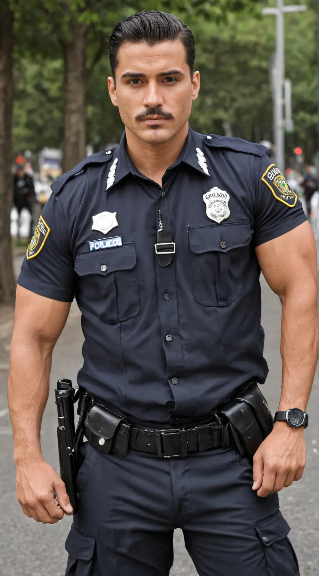 ai character: Gerardo Aguilar  background