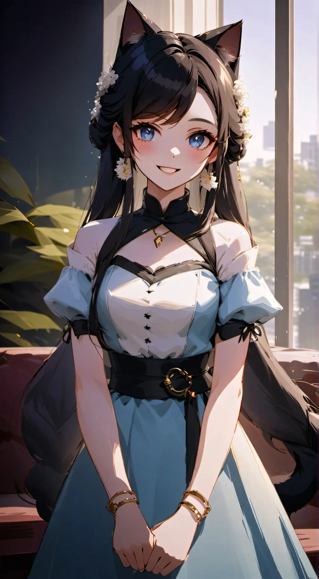 ai character: Cat Girl Tg tf background