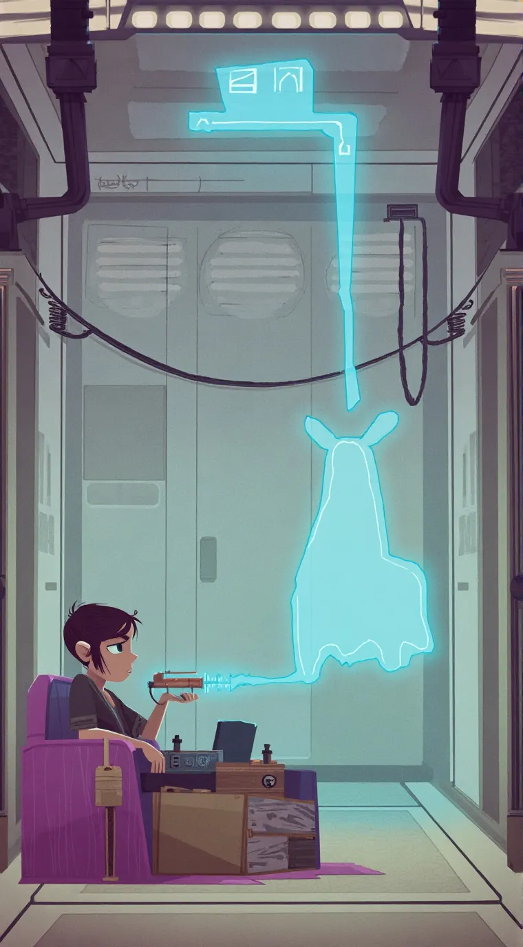 ai character: Murder drone background