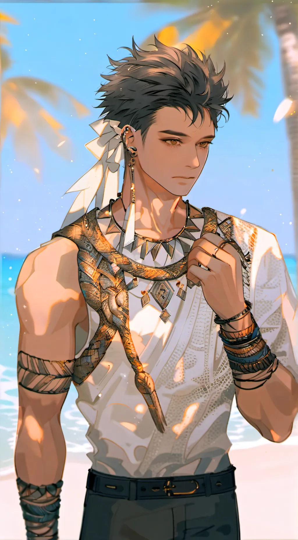 ai character: Genya from Kny background