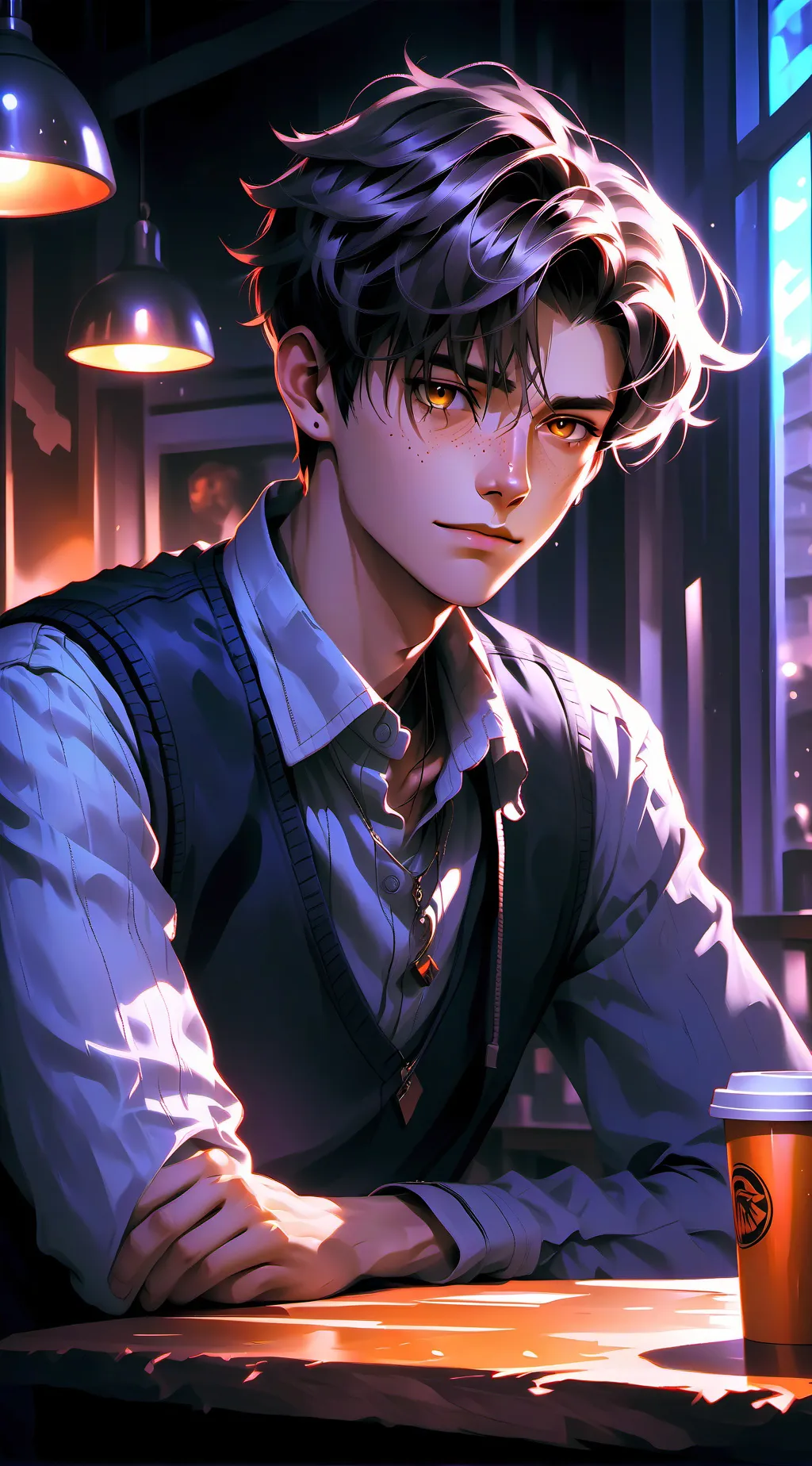 ai character: Sam background