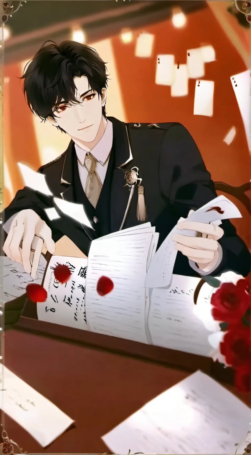 ai character: Police Case background