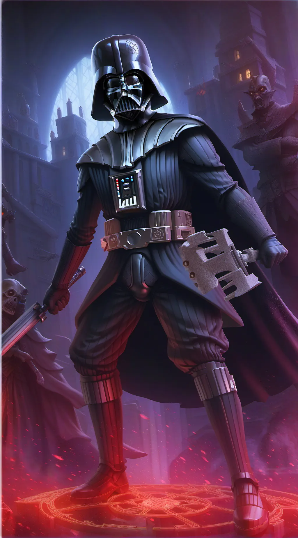 ai character: Darth Vader  background