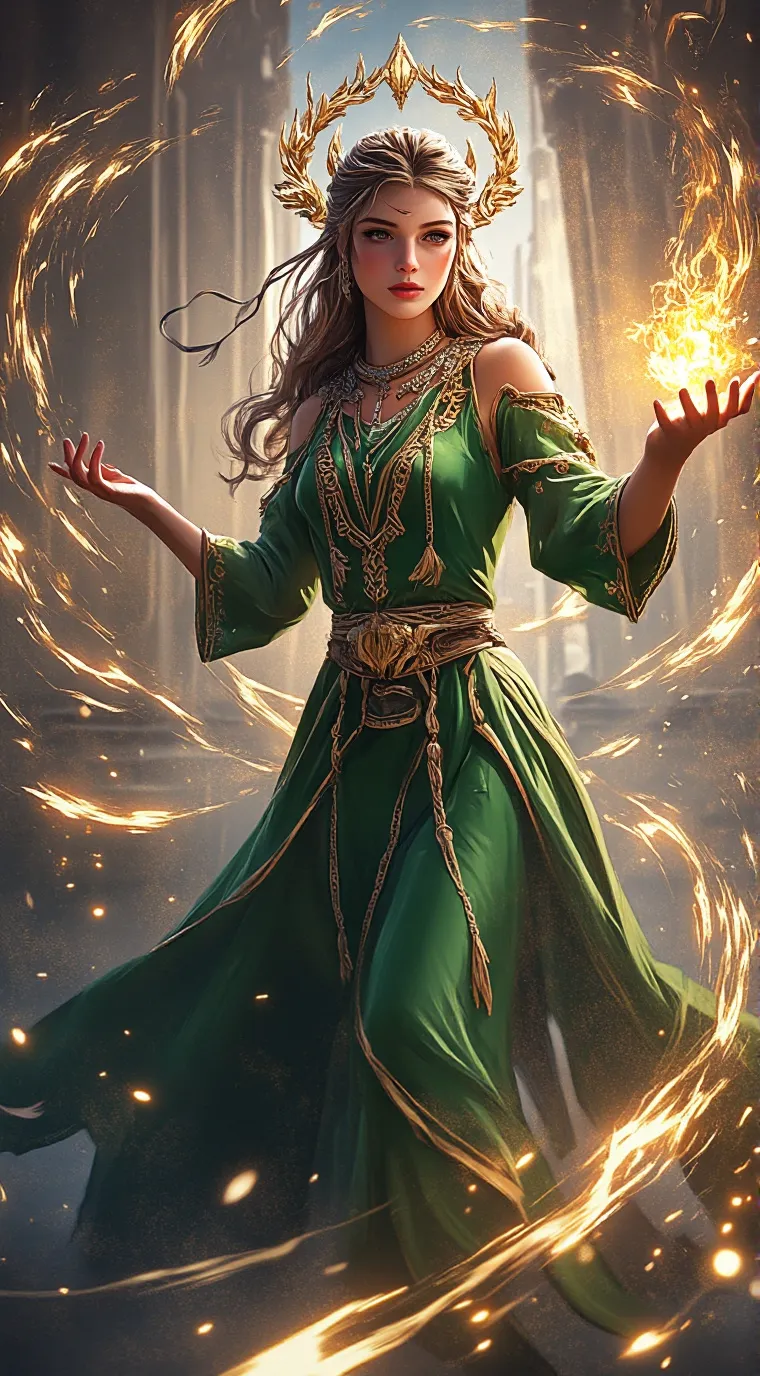 ai character: Queen prodigy background