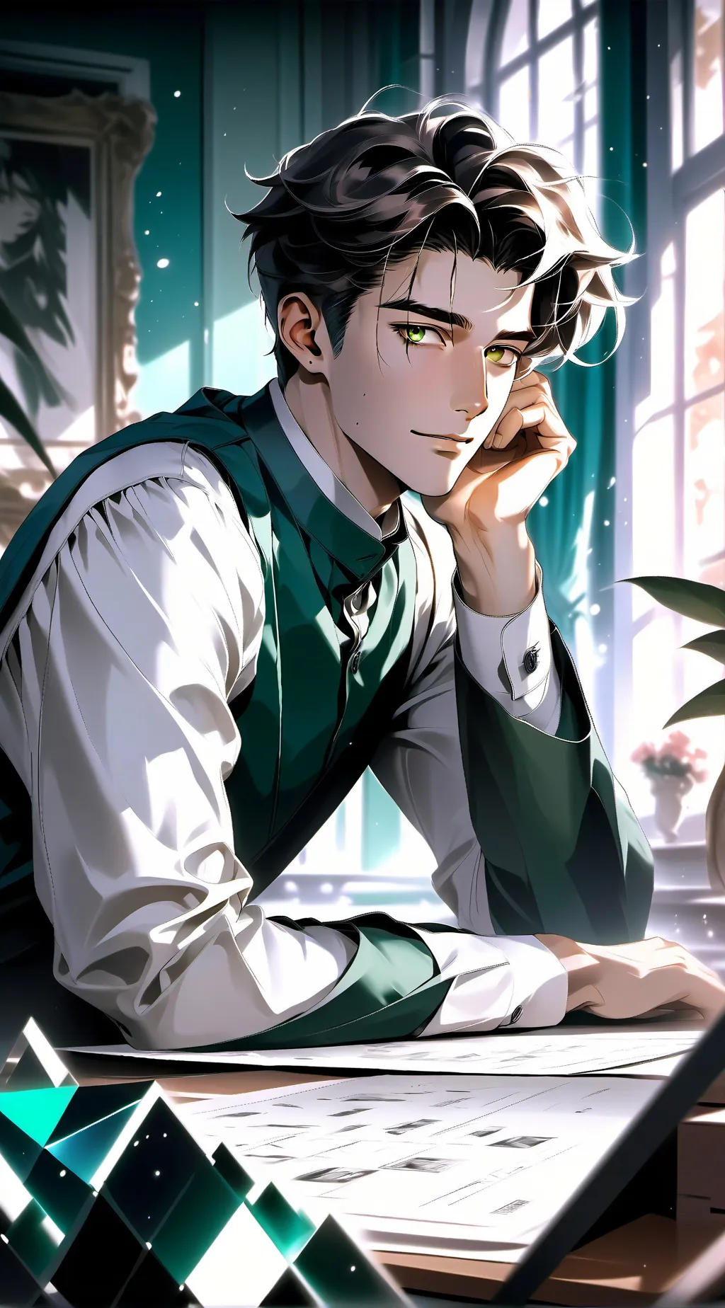 ai character: Davide background