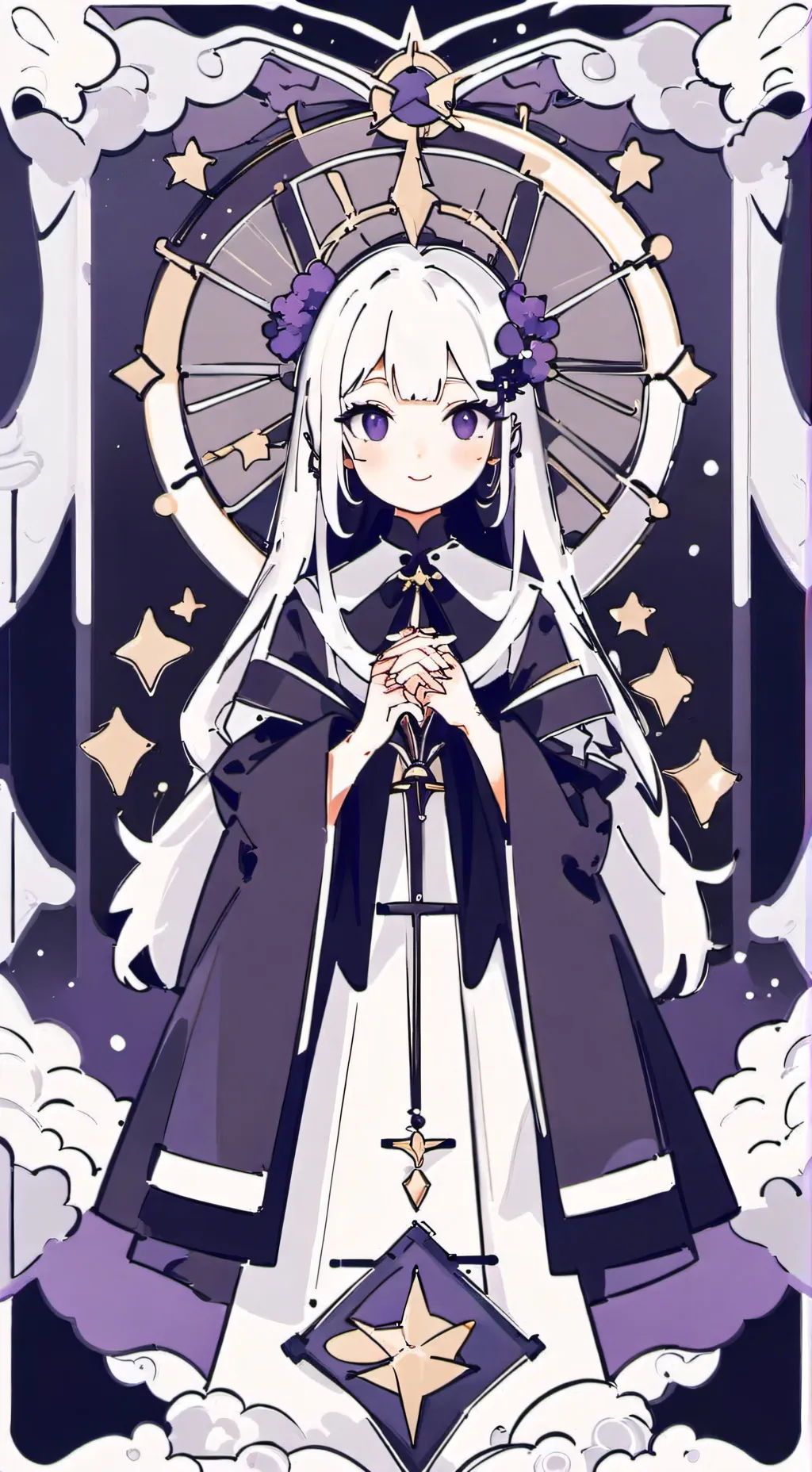 ai character: MHP X AMONG US  background