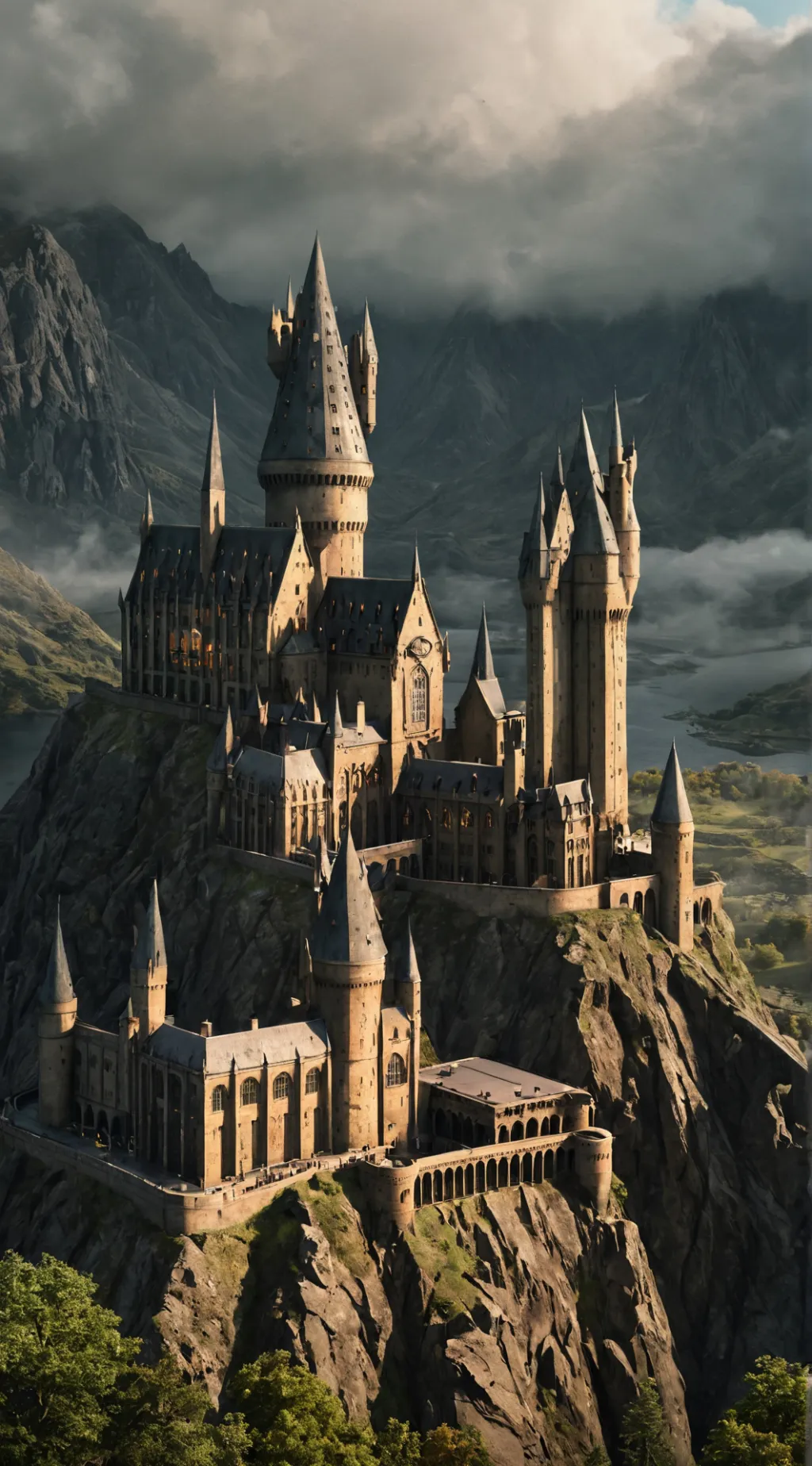 ai character: Hogwarts background