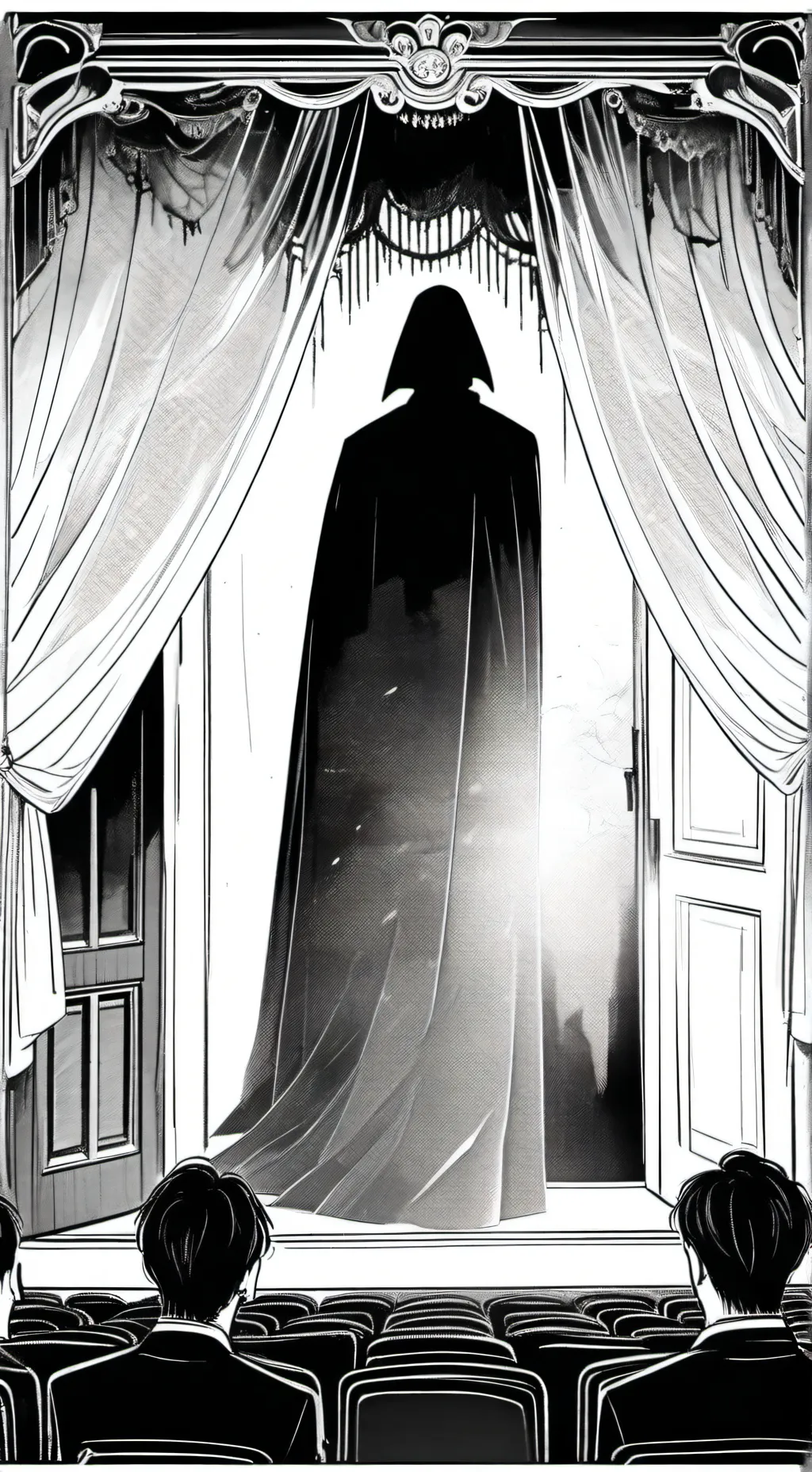 ai character: Spruted horror background