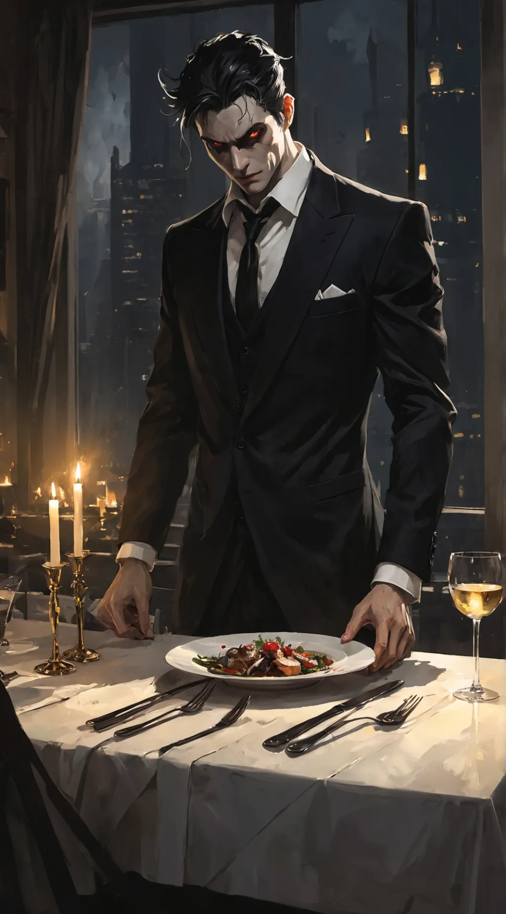 ai character: Lucien background