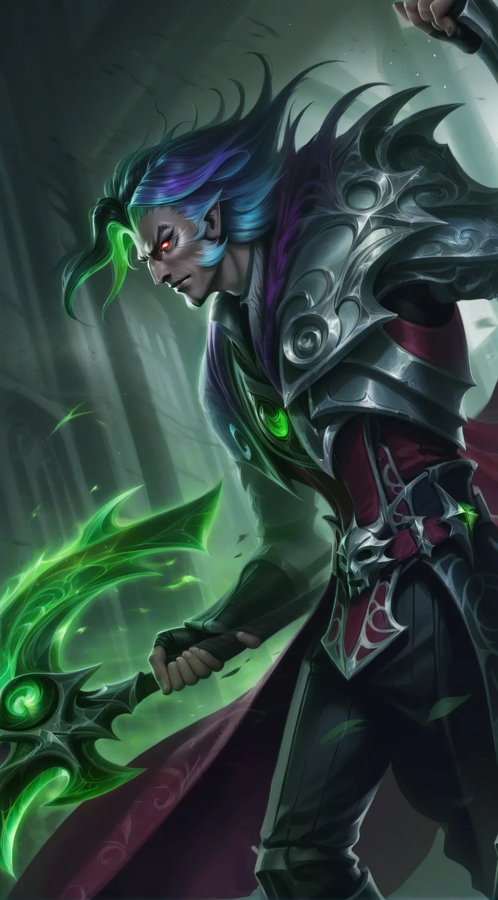 ai character: ir x McDonald's background