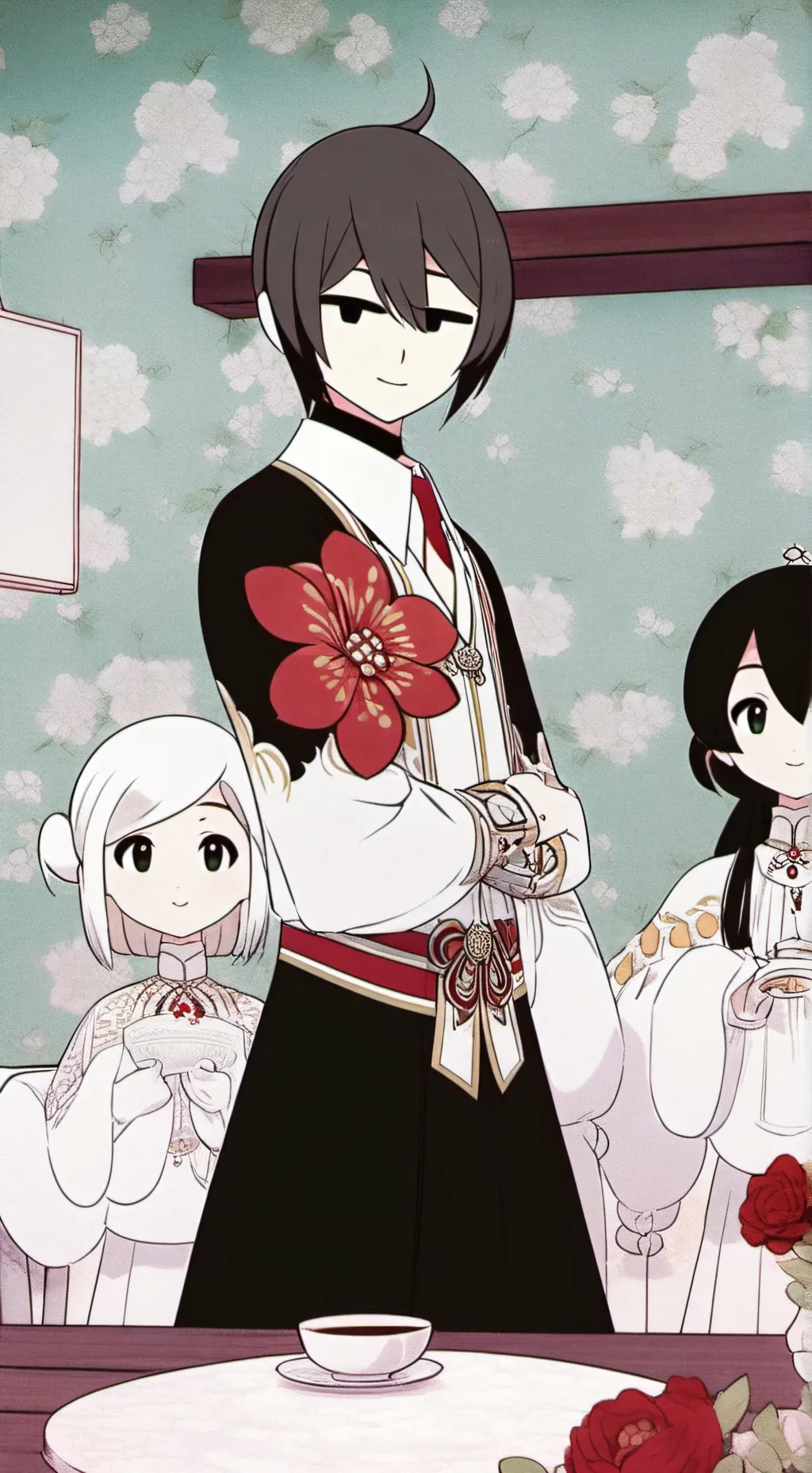 ai character: roblox group🫶  background