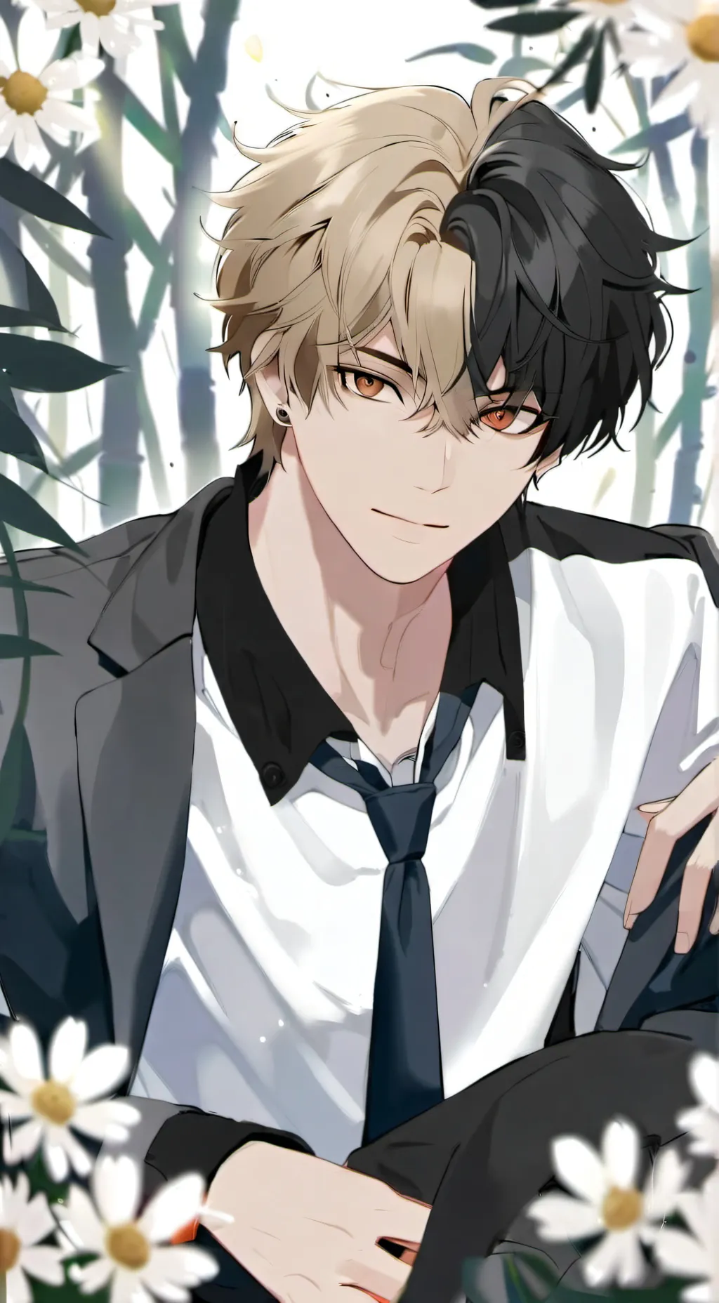 ai character: Hikaru  background