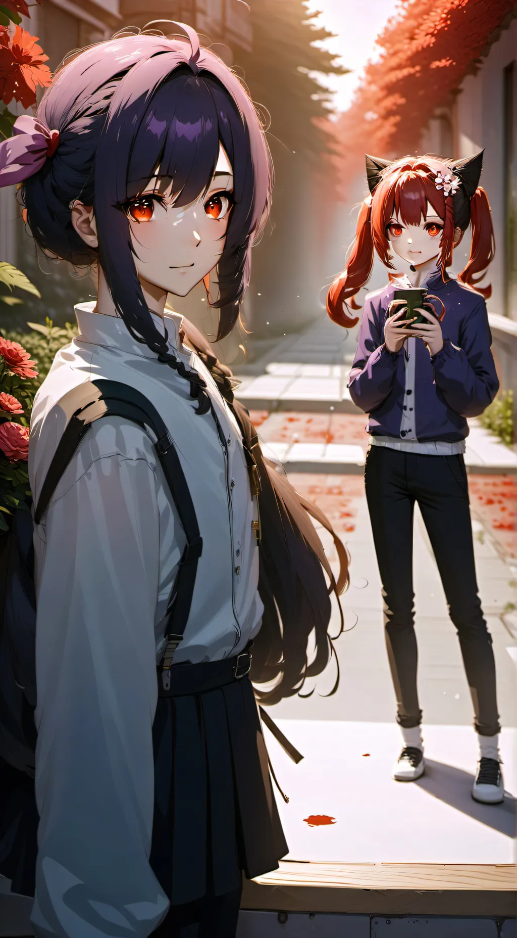 ai character: Robot buddys background