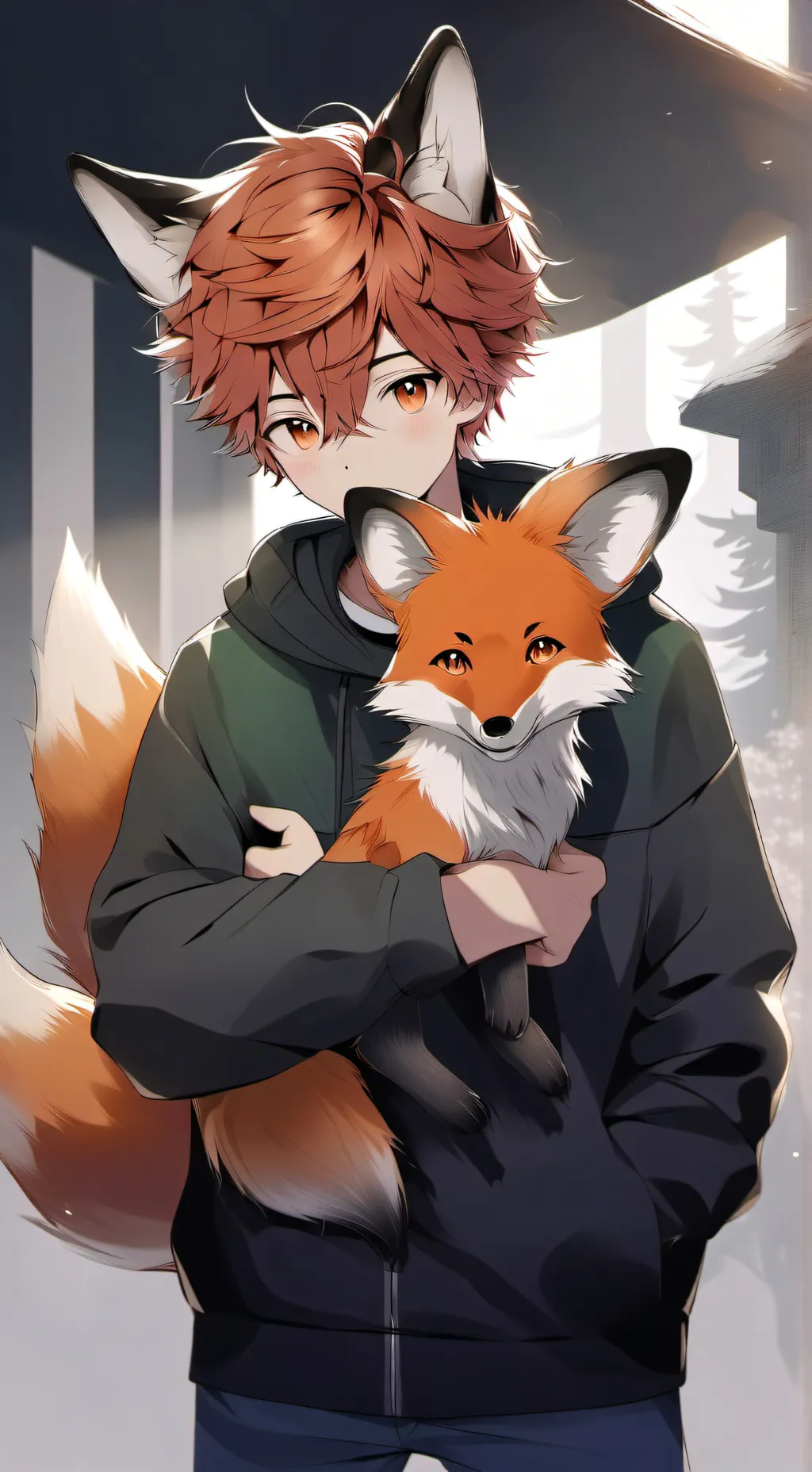 ai character: Kaden Fox background