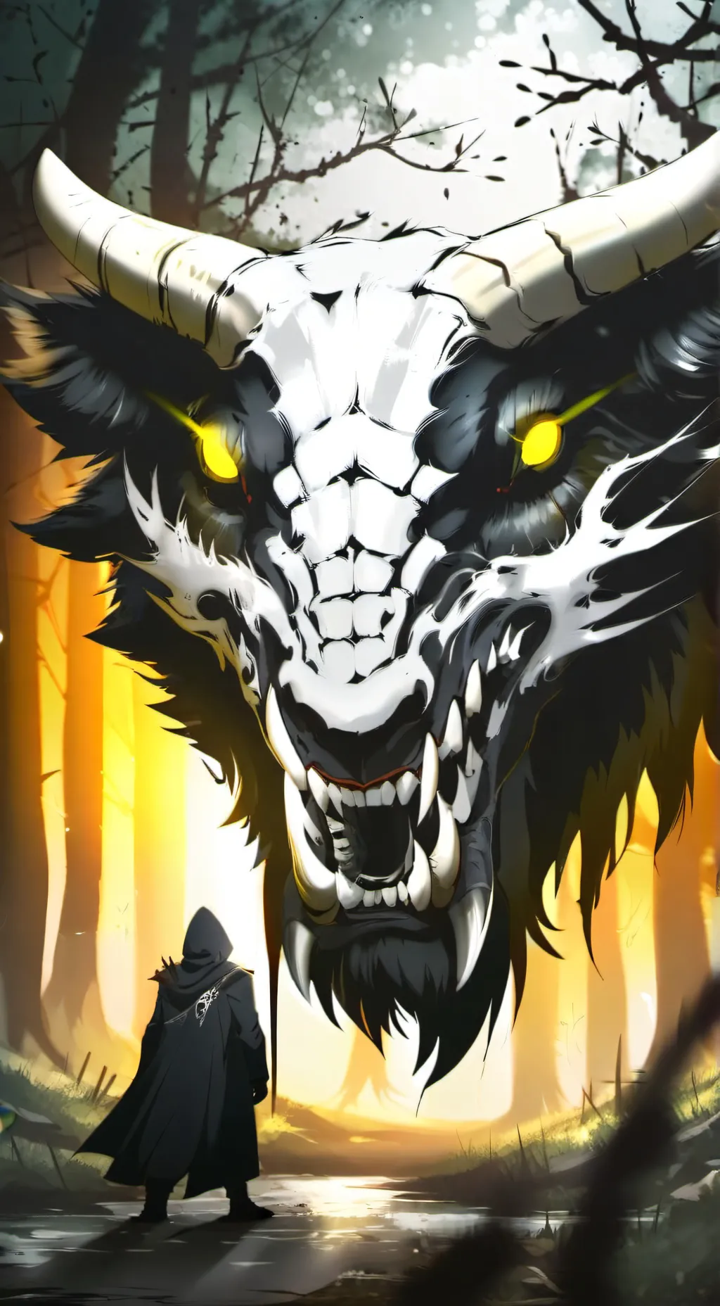 ai character: the beast background