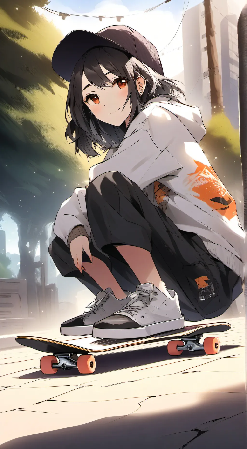 ai character: Анита background