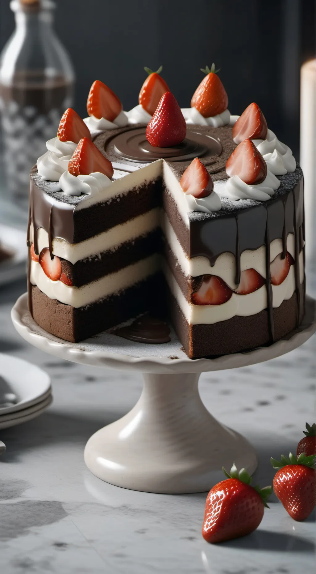 ai character: moonberrycake! background