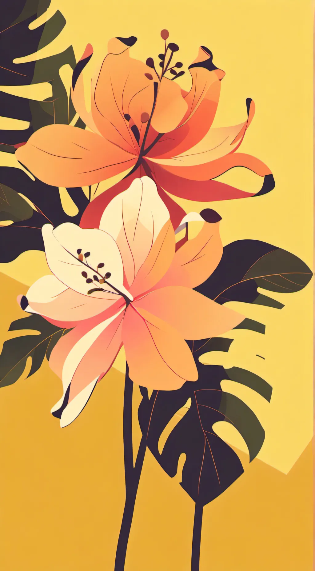 ai character: Black background