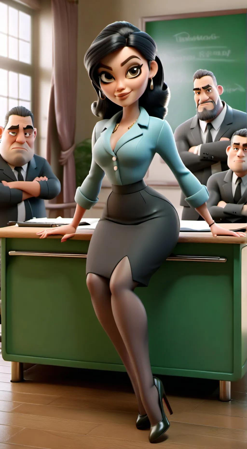 ai character: a rich girl background