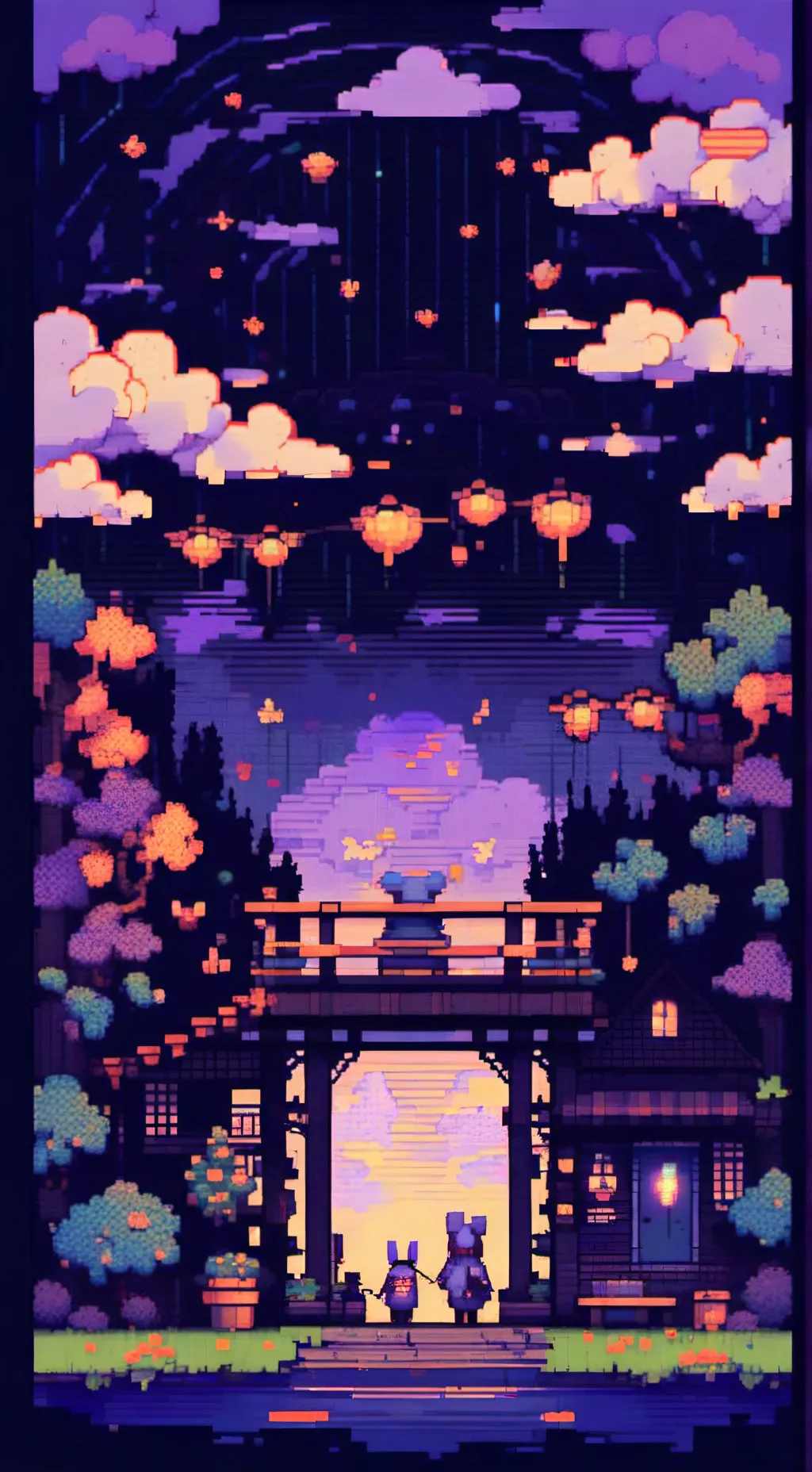 ai character: FPE Labubu background