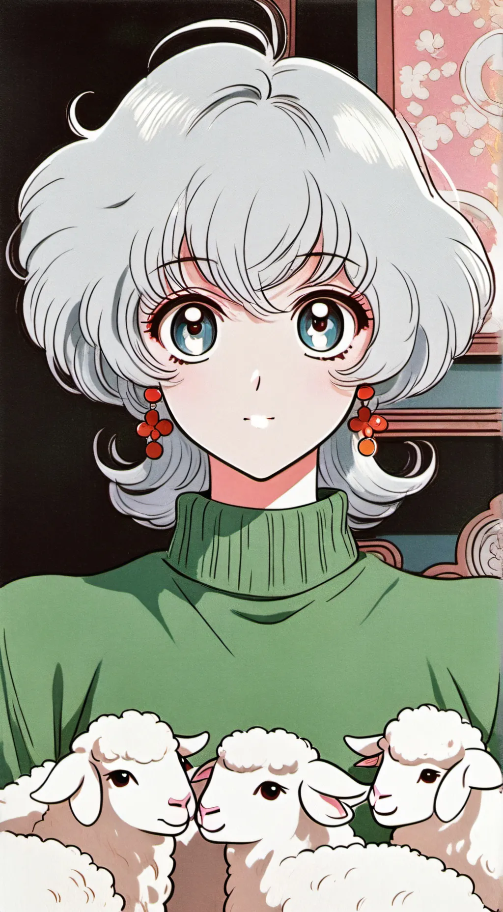 ai character: sheep fricker  background