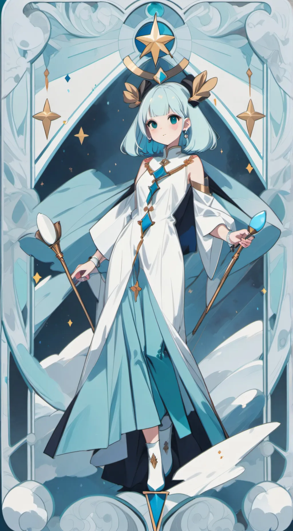 ai character: Sprunki queen background