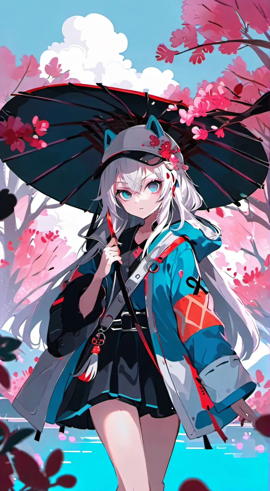 ai character: freaky minty background