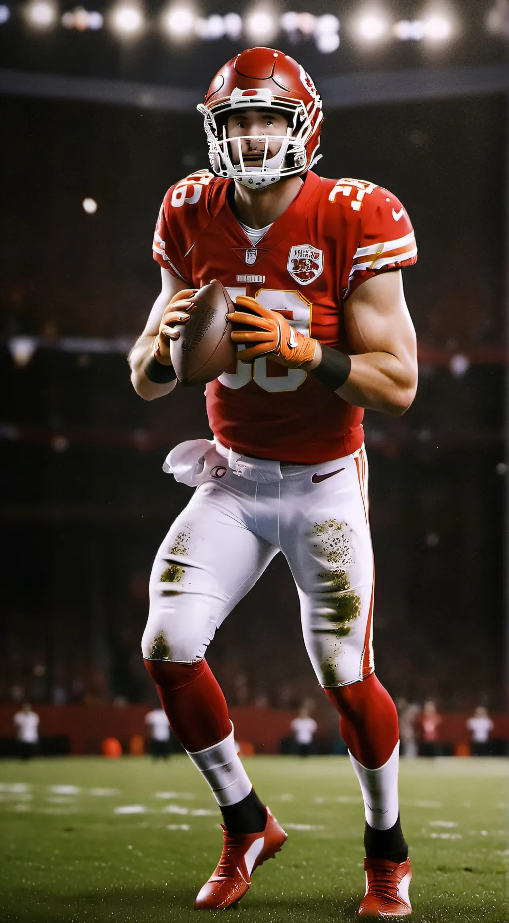 ai character: Travis Kelce background