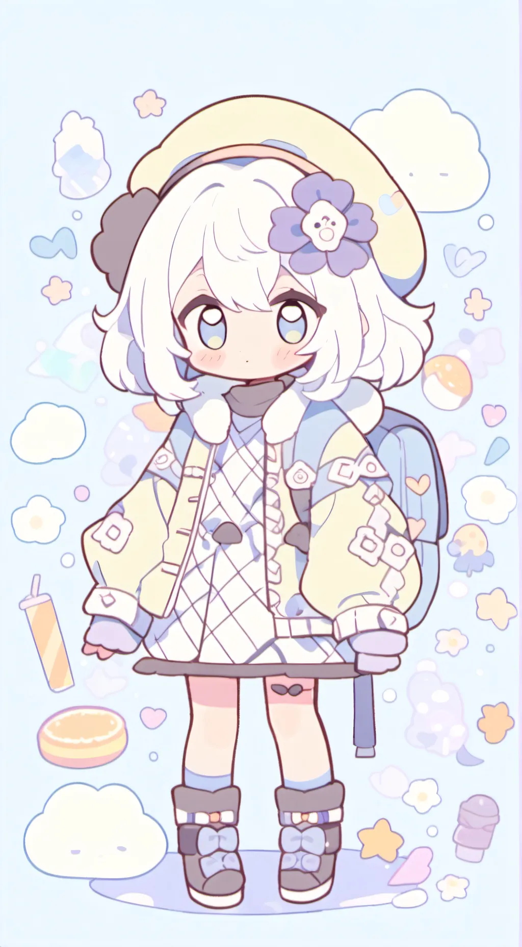 ai character:   🩵 Эрия 🩵  background