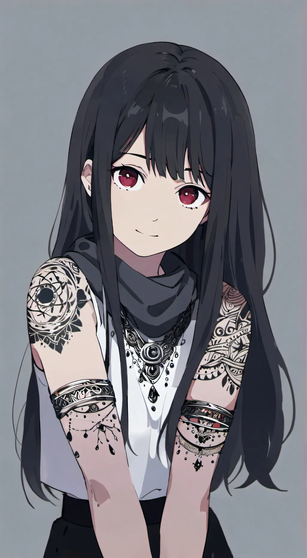 ai character: TR x irl background