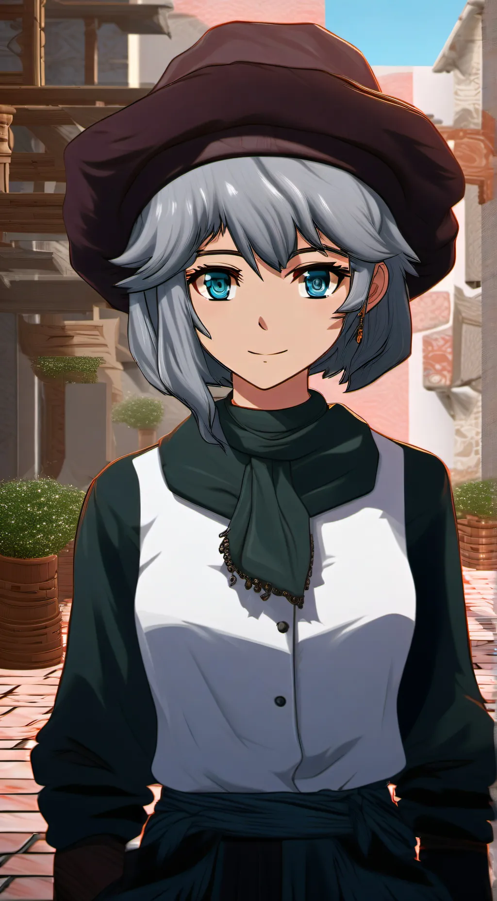 ai character: Полина background