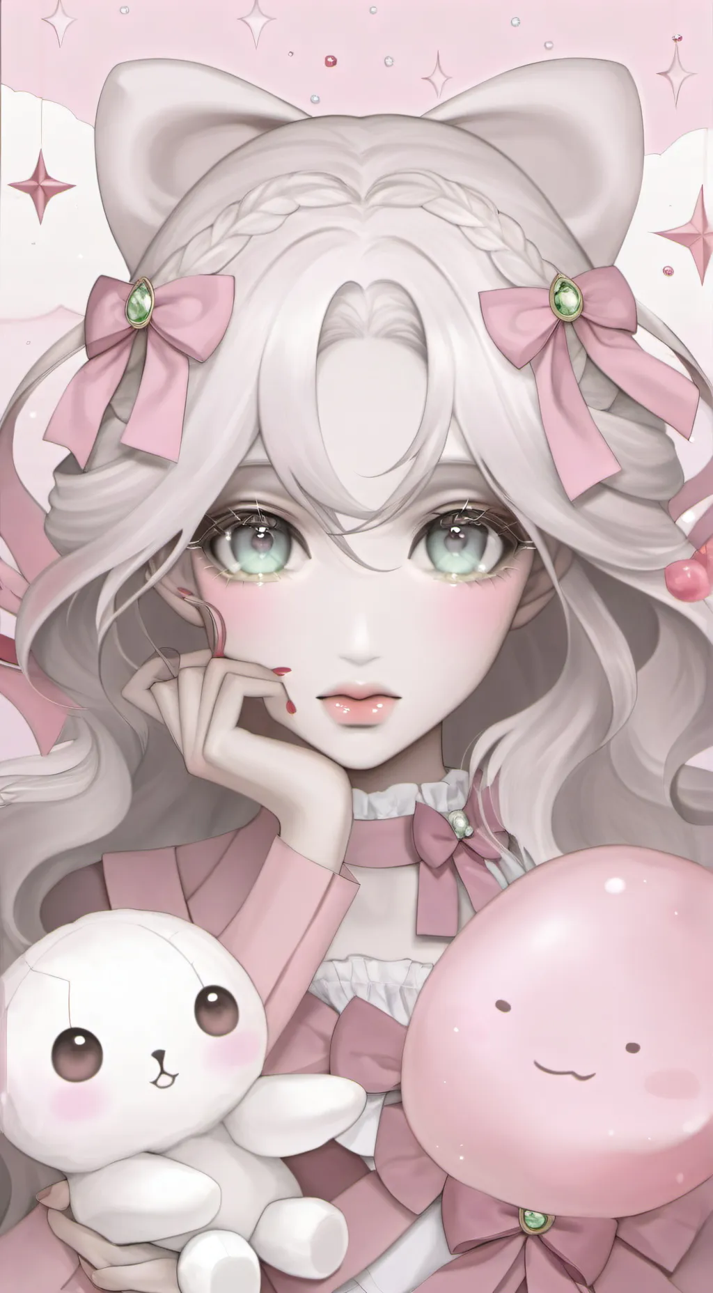 ai character: ♡iza♡ background