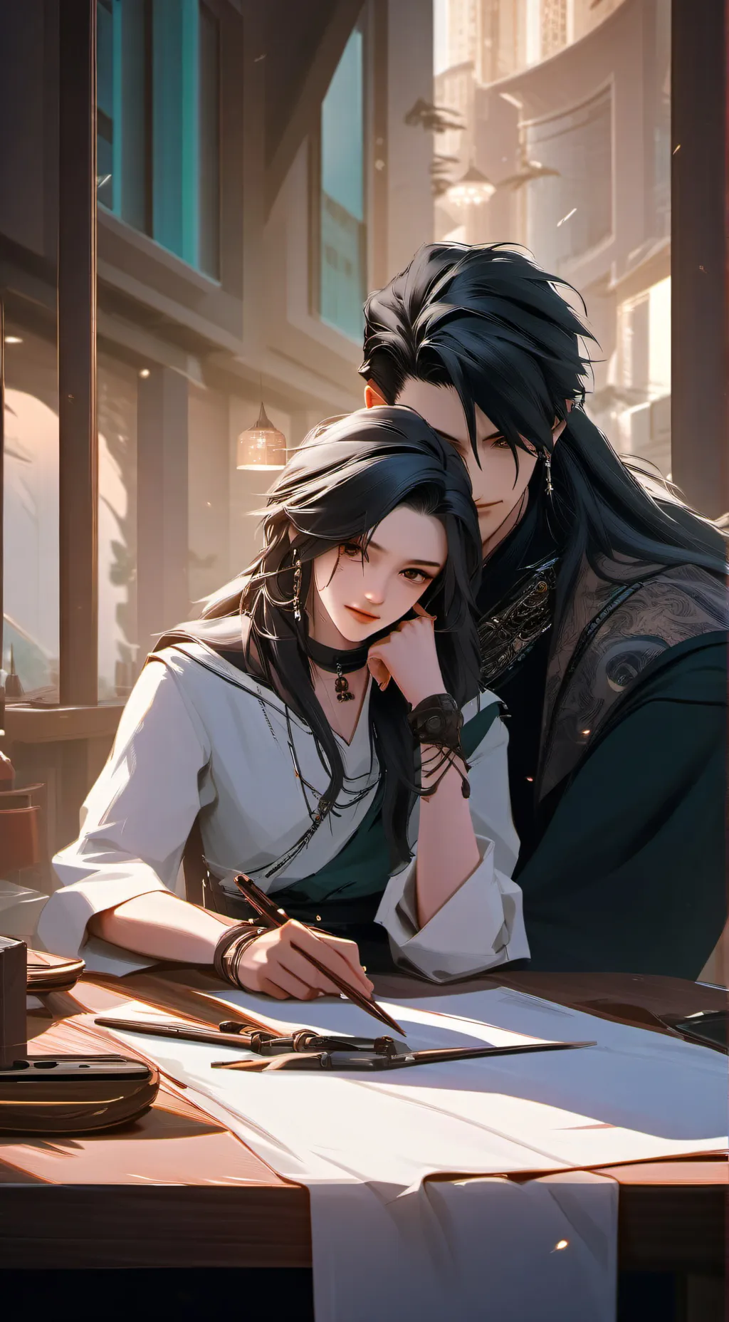 ai character: przyjaciel background