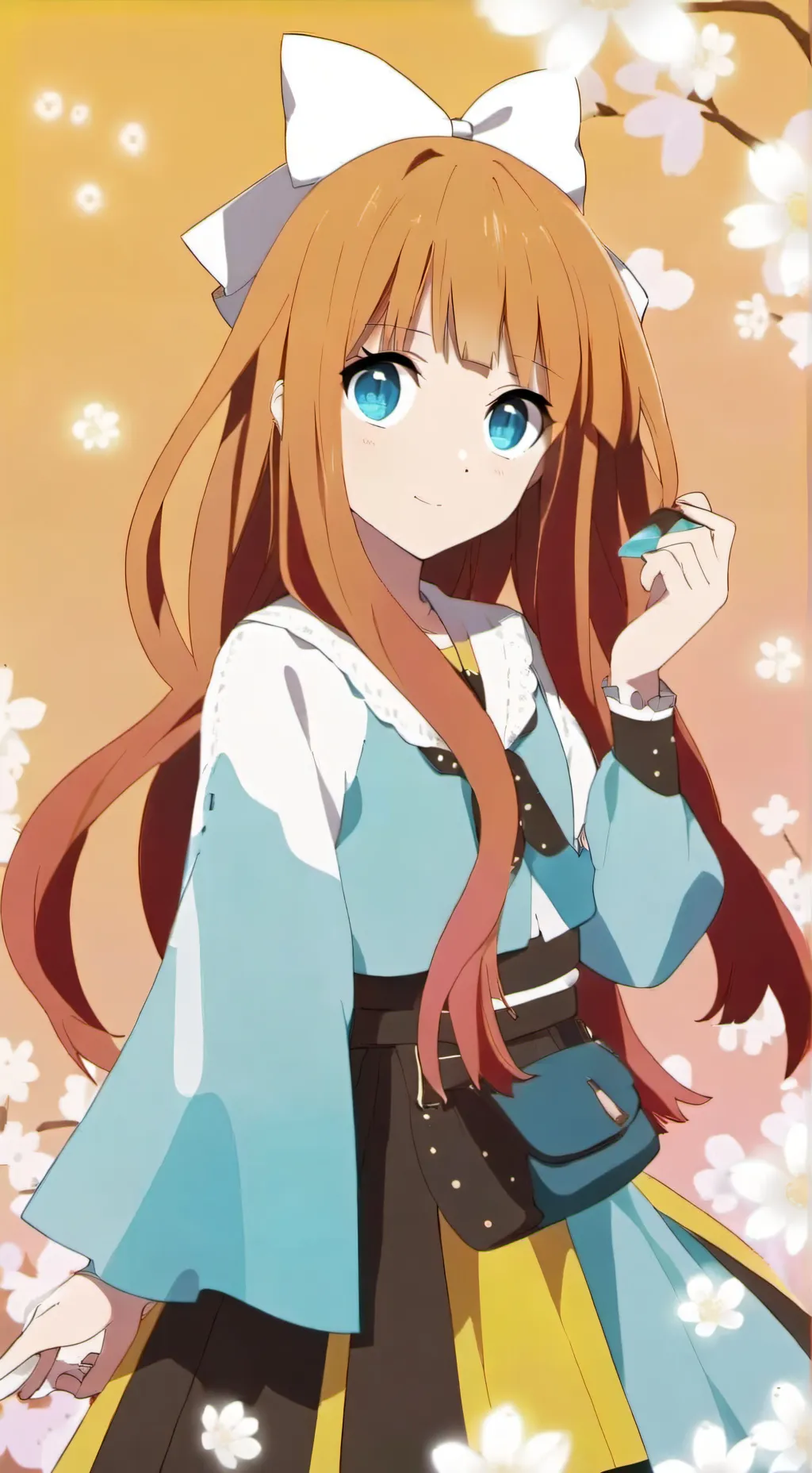 ai character: Oshino no ko background