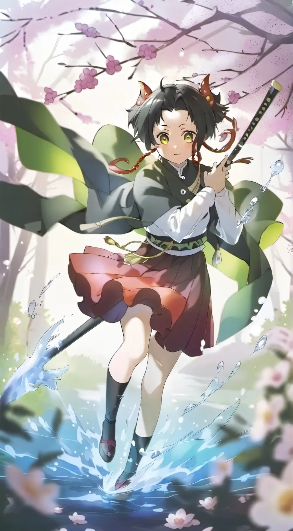 ai character: Hashiras background