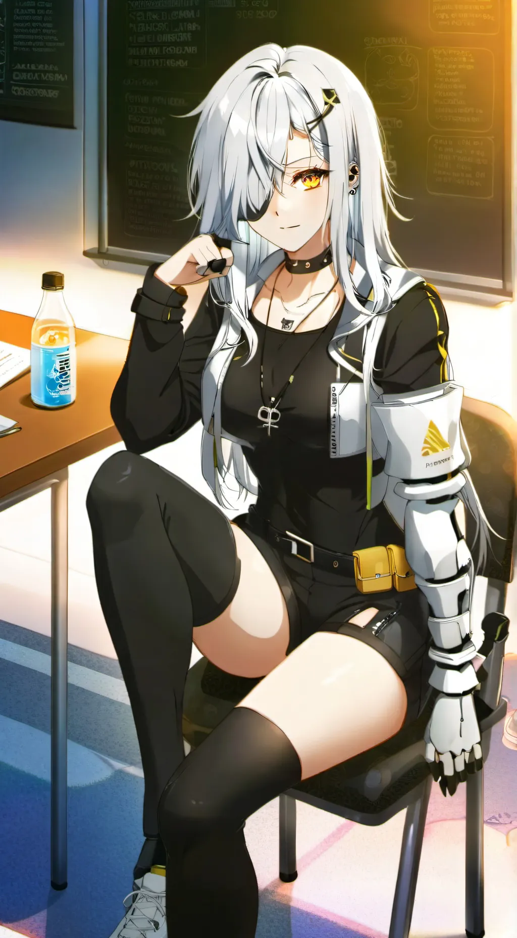 ai character: Art background