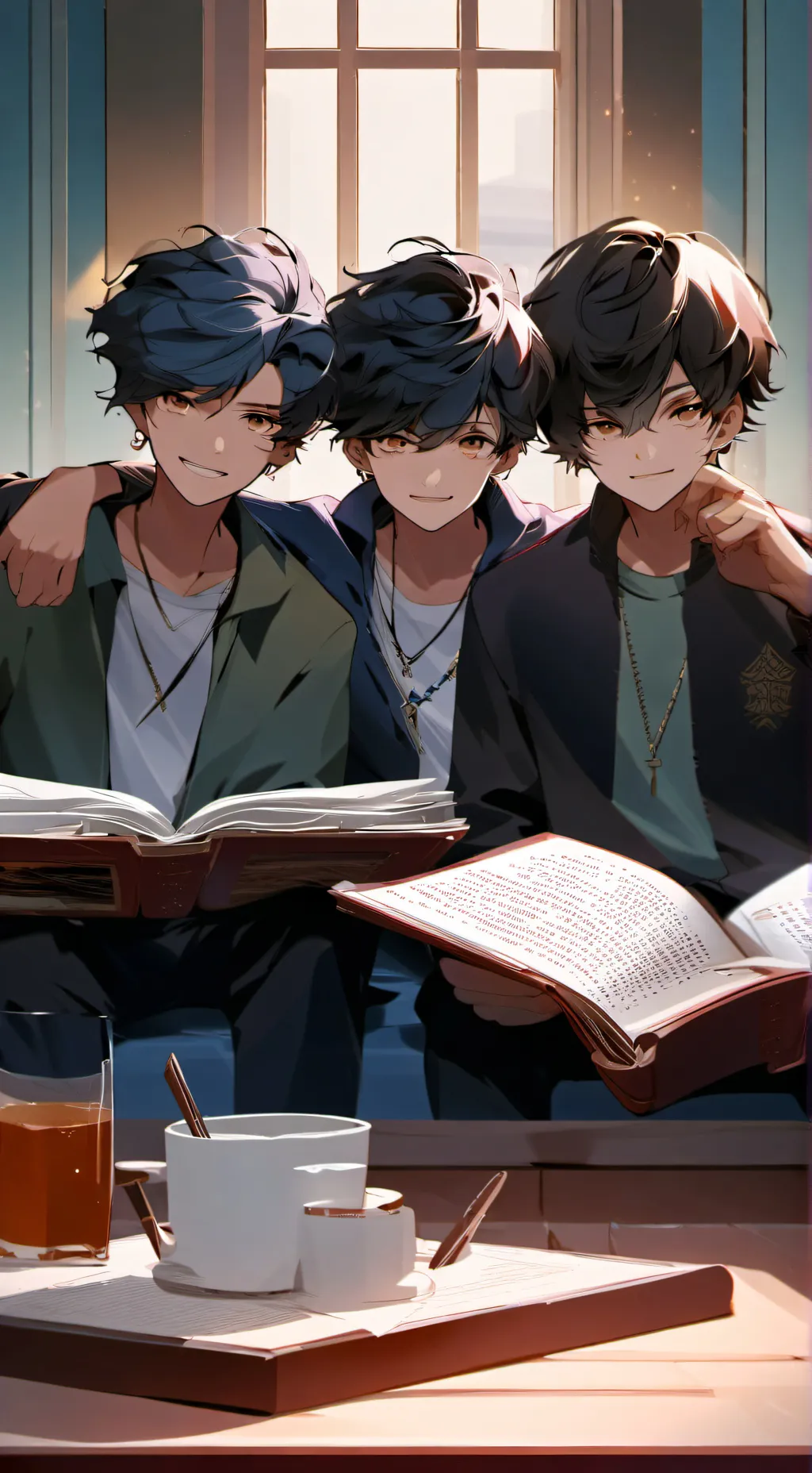 ai character: Friend group background