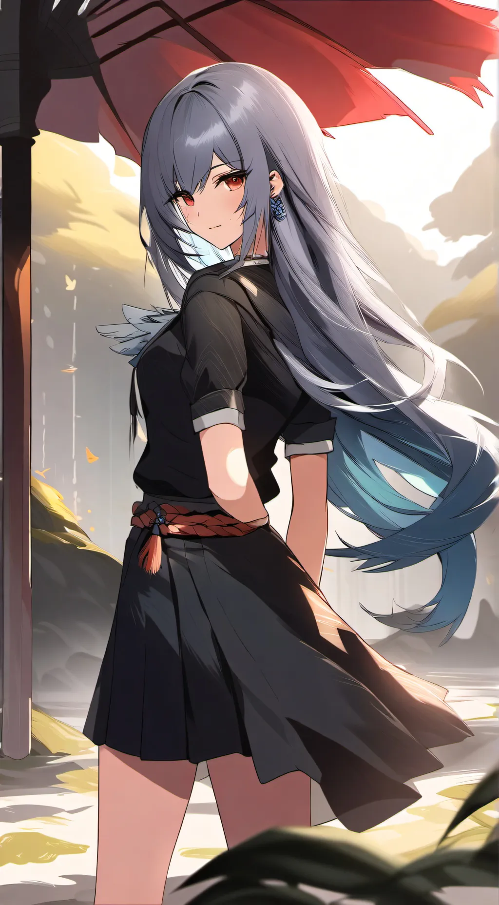 ai character: Martina  background