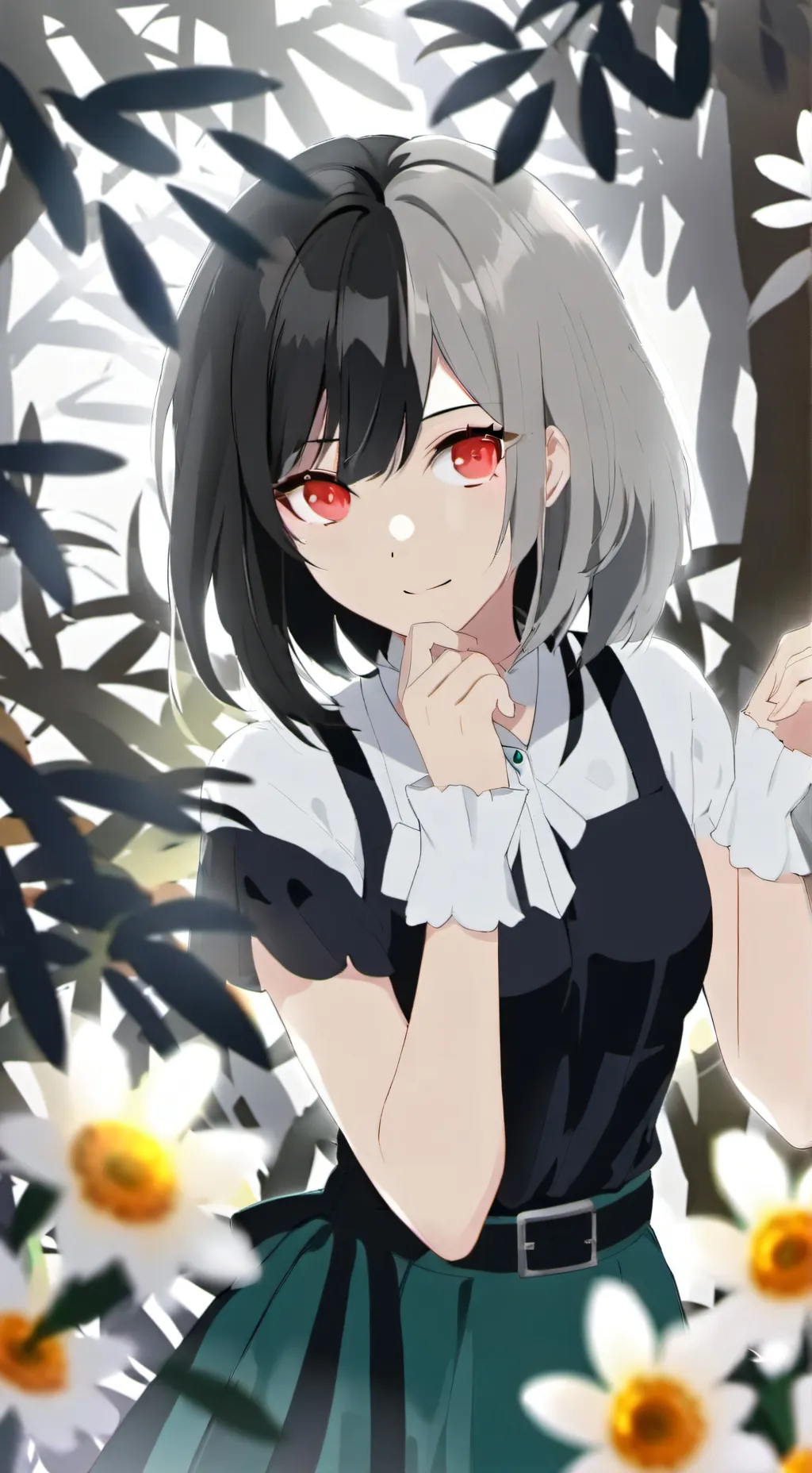 ai character: moon background