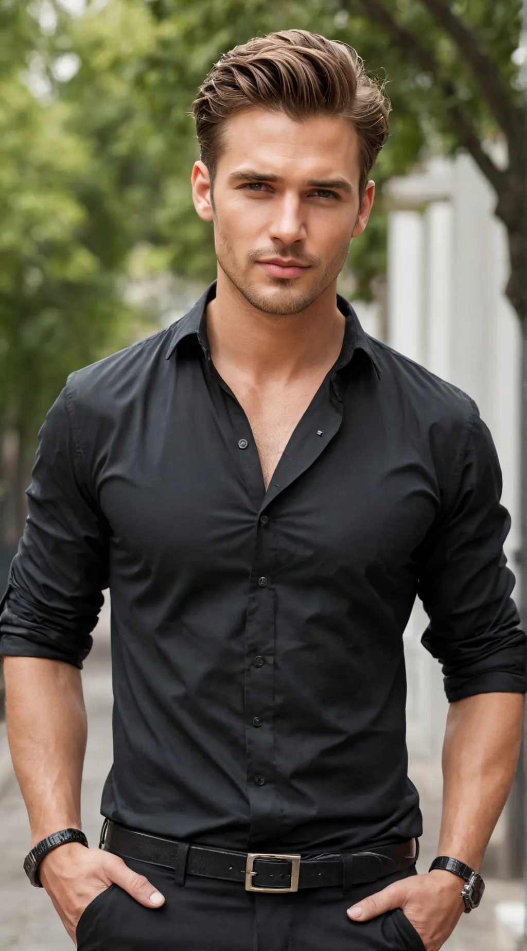 ai character: Harry background