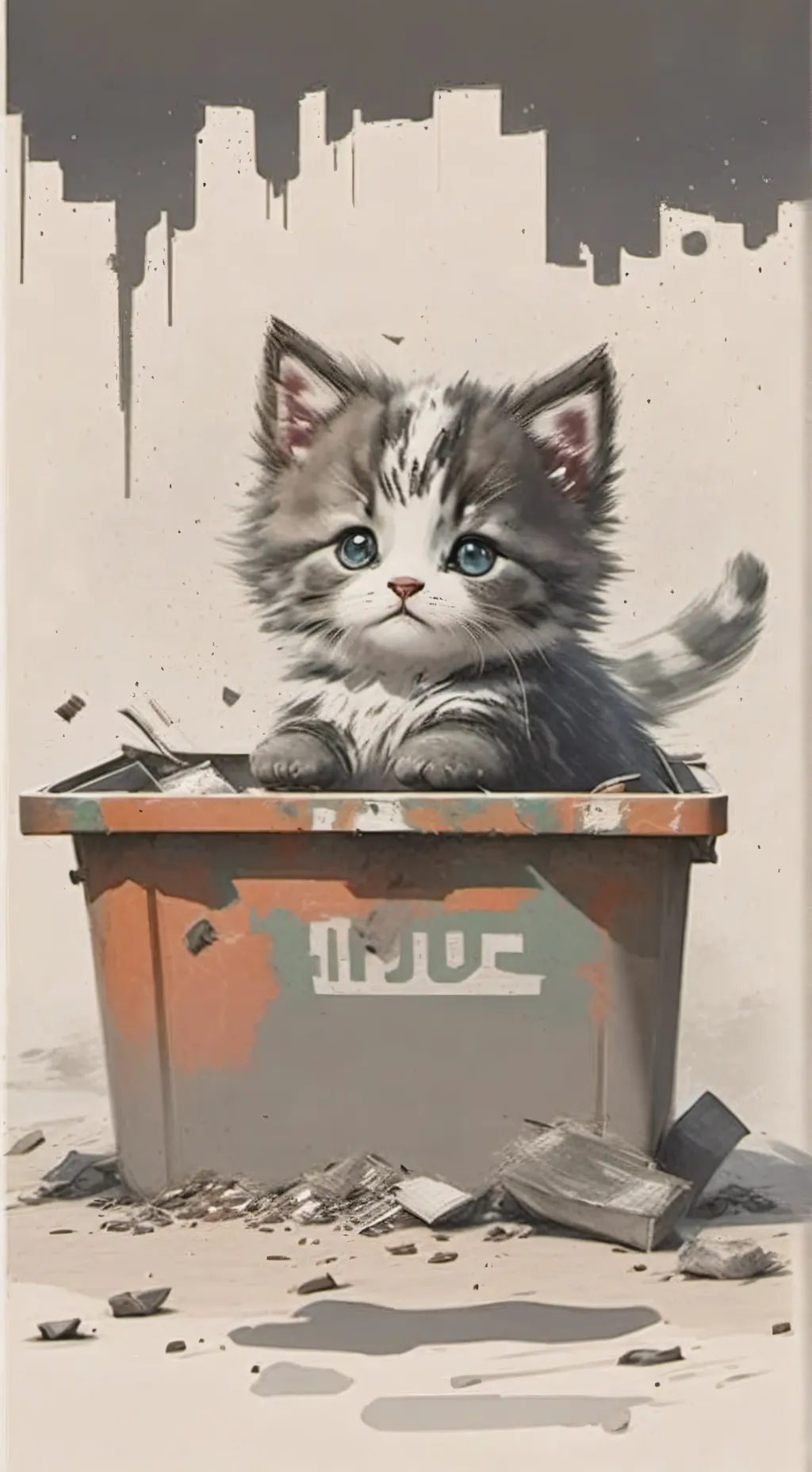 ai character: kitty background