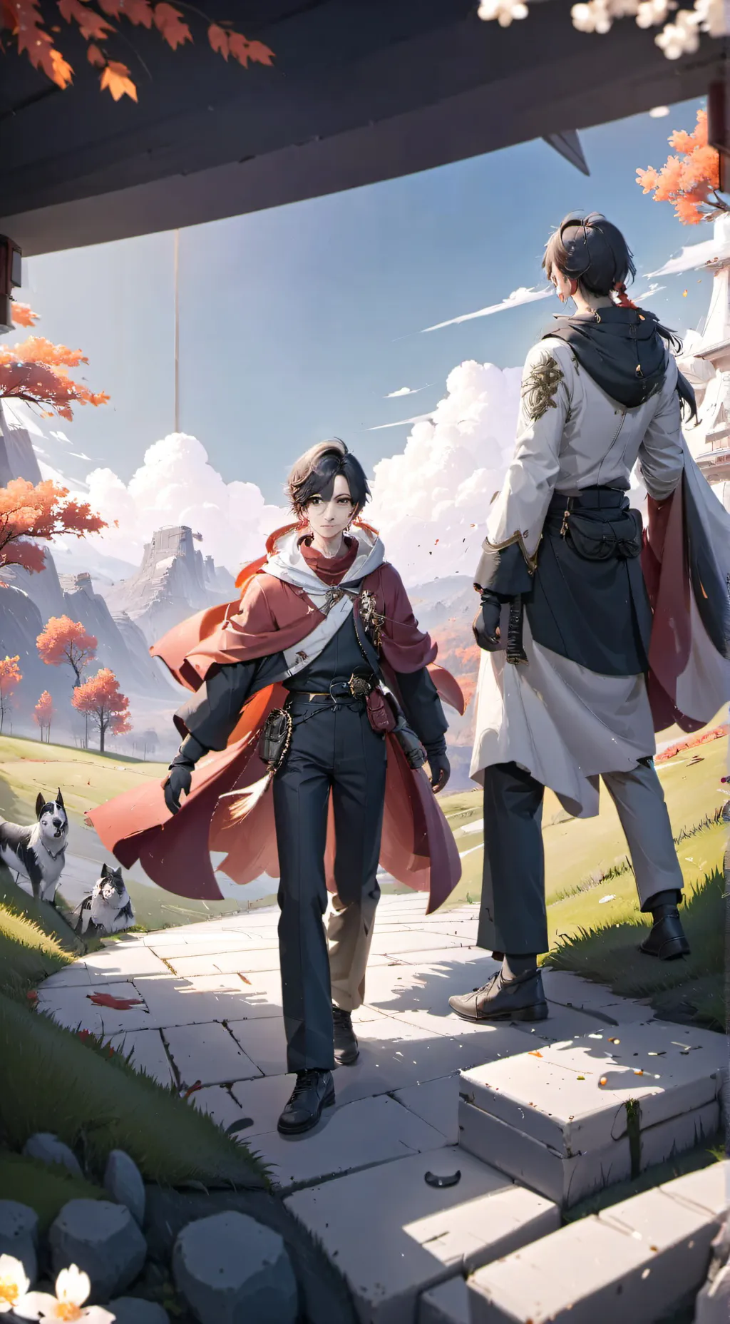 ai character: bakugo background