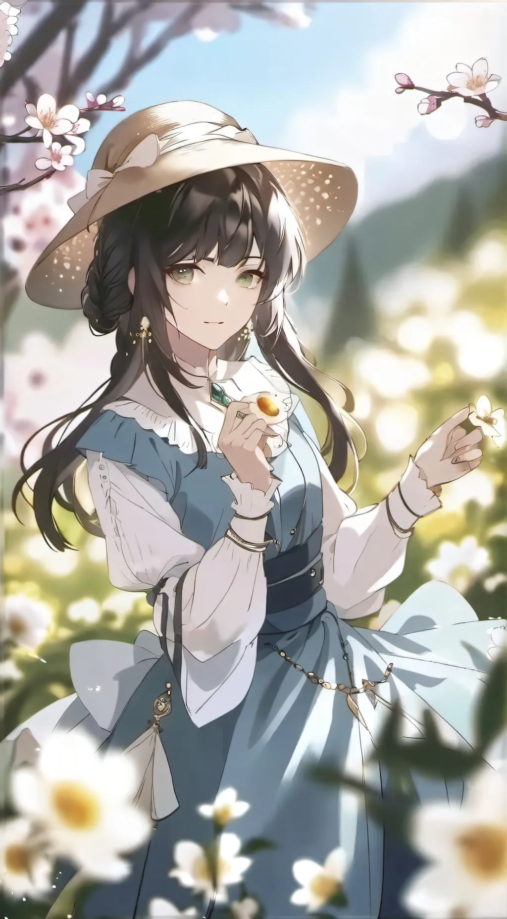 ai character: Lucie  background